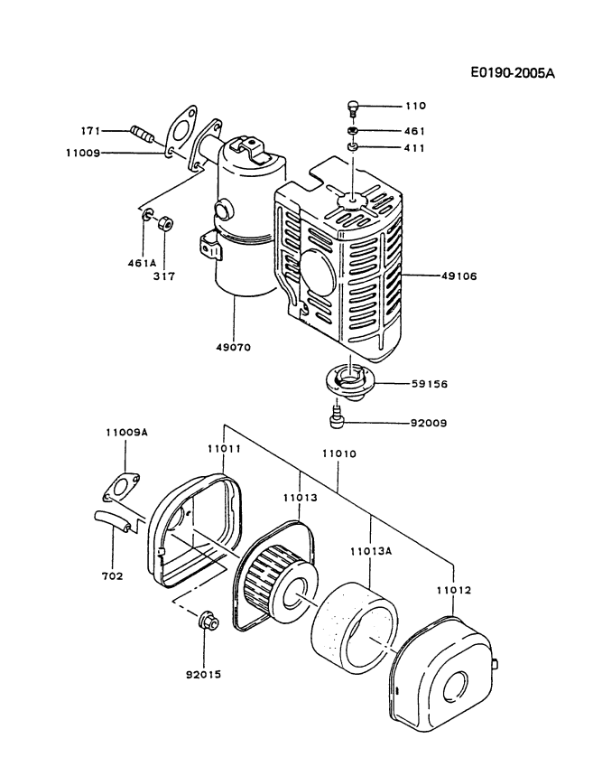 AIR-FILTER/MUFFLER