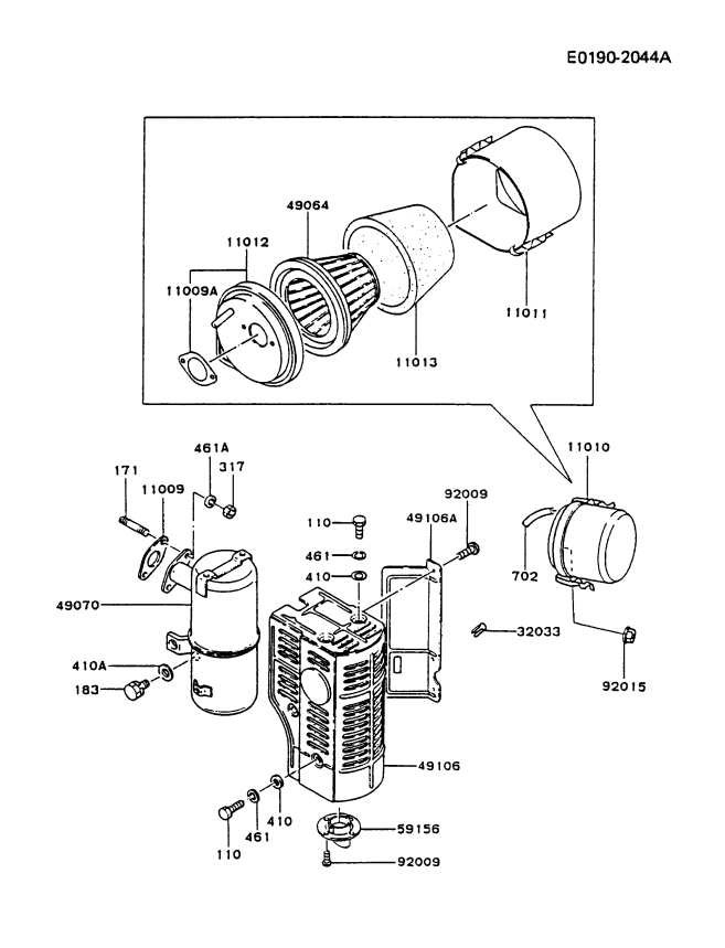 AIR-FILTER/MUFFLER