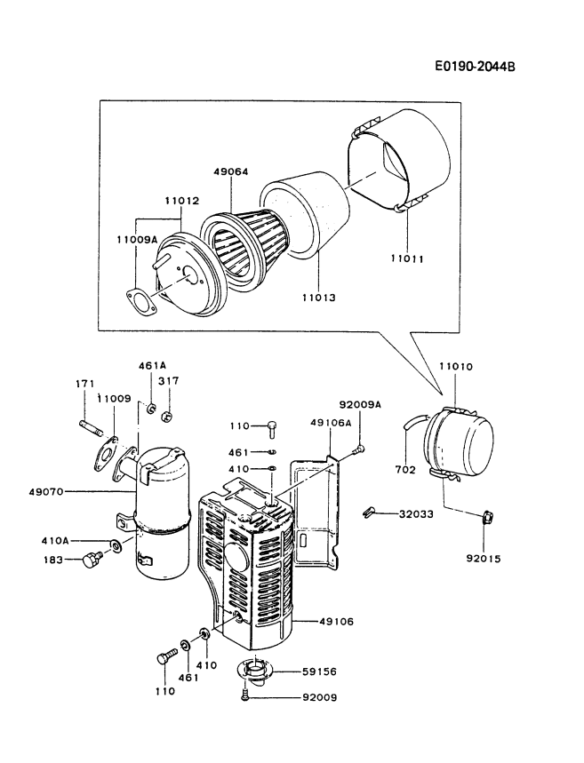AIR-FILTER/MUFFLER