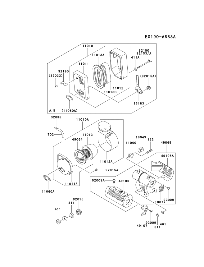 AIR-FILTER/MUFFLER